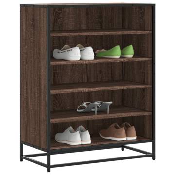 Shoe Cabinet Brown Oak - Stylish Storage Solution | HipoMarket