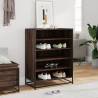 Shoe Cabinet Brown Oak - Stylish Storage Solution | HipoMarket