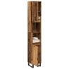  Bathroom Cabinet Old Wood 30x30x190 cm Engineered Wood Colour old wood Quantity in Package 1 