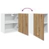 Hanging Cabinets 2 pcs Artisan Oak - Stylish & Durable Storage