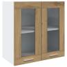 Kitchen Wall Cabinet with Glass Door - Artisan Oak 60x31x60 cm