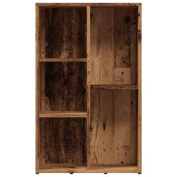 Book Cabinet Old Wood 45x25x80 cm | Durable & Stylish Storage