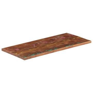 Rectangular Solid Wood Table Top 100x60 cm - Reclaimed Design