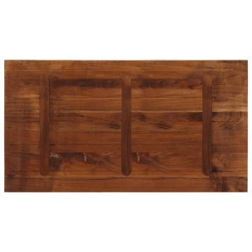 Rectangular Solid Wood Table Top 100x60 cm - Reclaimed Design