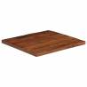 Reclaimed Solid Wood Table Top 70x70 cm - Rustic Charm