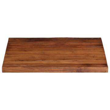 Reclaimed Solid Wood Table Top 70x70 cm - Rustic Charm