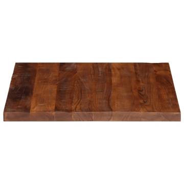 Reclaimed Solid Wood Table Top 70x70 cm - Rustic Charm