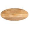  Table Top 140x60x2.5 cm Oval Solid Wood Mango Colour mango wood(natural) Size 140 x 60 cm Quantity in Package 1 Thickness 25 mm 