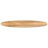 Oval Solid Mango Wood Table Top - 140x60x2.5 cm | Hipo Market