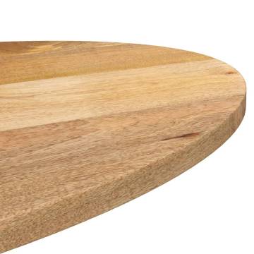 Oval Solid Mango Wood Table Top - 140x60x2.5 cm | Hipo Market