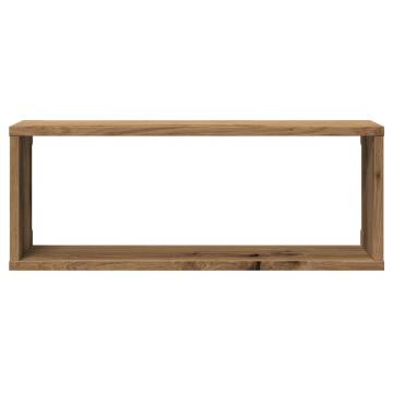 Wall Cube Shelves 6 pcs Artisan Oak - Stylish Storage Solution