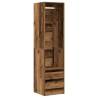 Stylish Old Wood Wardrobe - 50x50x200 cm | HipoMarket