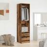 Stylish Old Wood Wardrobe - 50x50x200 cm | HipoMarket