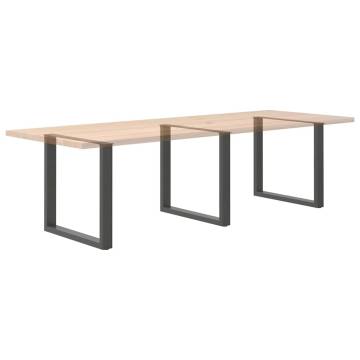 U-Shaped Coffee Table Legs - Anthracite Steel | HipoMarket