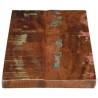 Rectangular Solid Wood Table Top - 80x30 cm Reclaimed