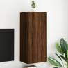 TV Wall Cabinet Brown Oak 40.5x30x90 cm Engineered Wood Colour brown oak Quantity in Package 1 Height 90 cm 