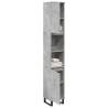  Bathroom Cabinet Concrete Grey 30x30x190 cm Engineered Wood Colour concrete grey Quantity in Package 1 