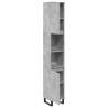 Bathroom Cabinet Concrete Grey 30x30x190 cm | Hipomarket UK