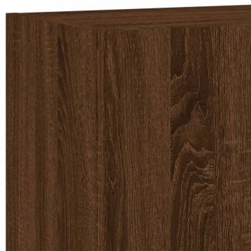 TV Wall Cabinet Brown Oak - Space-Saving Design | HipoMarket