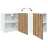 Hanging Cabinet Artisan Oak 50x31x60 cm | Durable Storage