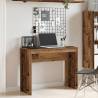 Old Wood Desk 90x40 cm - Stylish Engineered Wood Workstation