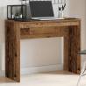 Old Wood Desk 90x40 cm - Stylish Engineered Wood Workstation