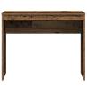 Old Wood Desk 90x40 cm - Stylish Engineered Wood Workstation