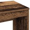 Old Wood Desk 90x40 cm - Stylish Engineered Wood Workstation