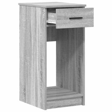 Computer Tower Stand with Drawer - Grey Sonoma | HipoMarket