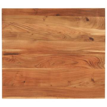 Solid Wood Acacia Table Top - 100x80 cm | HipoMarket