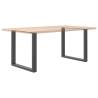 U-Shaped Coffee Table Legs - Anthracite Steel 80x(72-73) cm