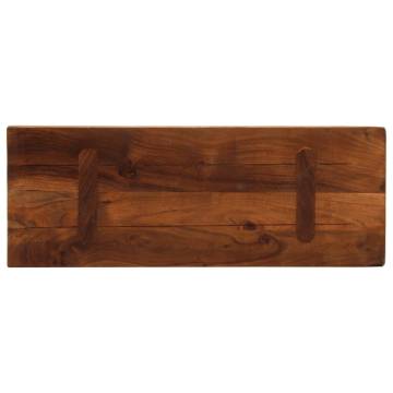 Rectangular Solid Wood Table Top - 70x30 cm | Hipo Market