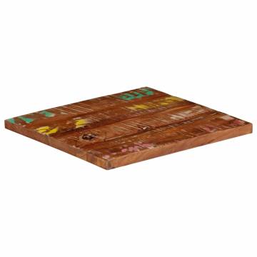 Solid Wood Reclaimed Table Top - 60x60 cm | HipoMarket