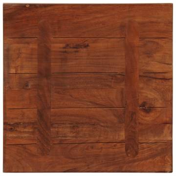 Solid Wood Reclaimed Table Top - 60x60 cm | HipoMarket