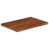 Rectangular Solid Wood Table Top - 80x70 cm | HipoMarket