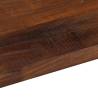 Rectangular Solid Wood Table Top - 80x70 cm | HipoMarket