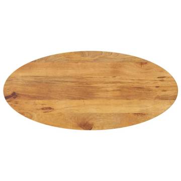 Oval Solid Wood Mango Table Top – 110x40x3.8 cm