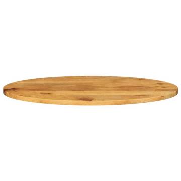 Oval Solid Wood Mango Table Top – 110x40x3.8 cm