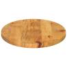 Oval Solid Wood Mango Table Top – 110x40x3.8 cm