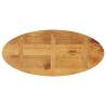 Oval Solid Wood Mango Table Top – 110x40x3.8 cm