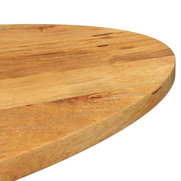 Oval Solid Wood Mango Table Top – 110x40x3.8 cm