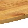 Oval Solid Wood Mango Table Top – 110x40x3.8 cm