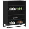  Shoe Cabinet Black 75x38x97.5 cm Engineered Wood and Metal Colour black Quantity in Package 1 Number of Number of shelves 