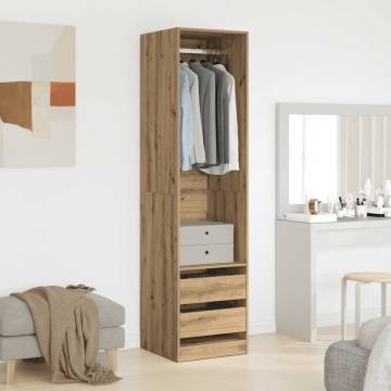 Wardrobe Artisan Oak 50x50x200 cm - Durable & Stylish