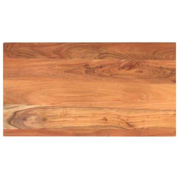 Rectangular Solid Wood Acacia Table Top - 100x70 cm