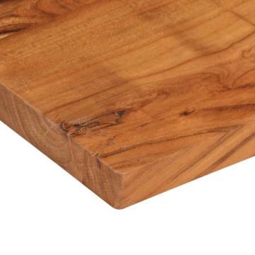 Rectangular Solid Wood Acacia Table Top - 100x70 cm