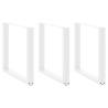  Coffee Table Legs U-Shaped 3 pcs White 80x(72-73) cm Steel Colour white Size 80 x (72-73) cm Quantity in Package 3 Number of 1 