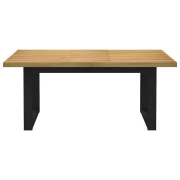 NOAIN U-Shaped Legs Dining Table - Solid Pine Wood 180x90