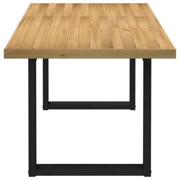 NOAIN U-Shaped Legs Dining Table - Solid Pine Wood 180x90