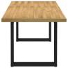 NOAIN U-Shaped Legs Dining Table - Solid Pine Wood 180x90